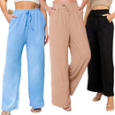 [Leve 3 Pague 2] Calça Feminina Santino em Algodão e Seda Gelo (Elegante e Sofisticada!)